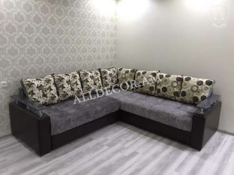 Համալիր անկյունային դիվան, բազմաֆունկցիոնալ, պահարան ներքին, պատվերով կահույք, Անկյունային բազմոց