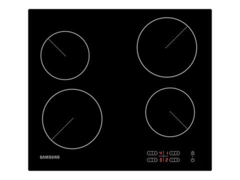 Ներկառուցվող գազօջախ կերամիկական SAMSUNG NZ64T3506AK/WT